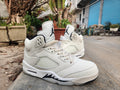 Air Jordan 5 Cream/Black Men's Basketball Shoes