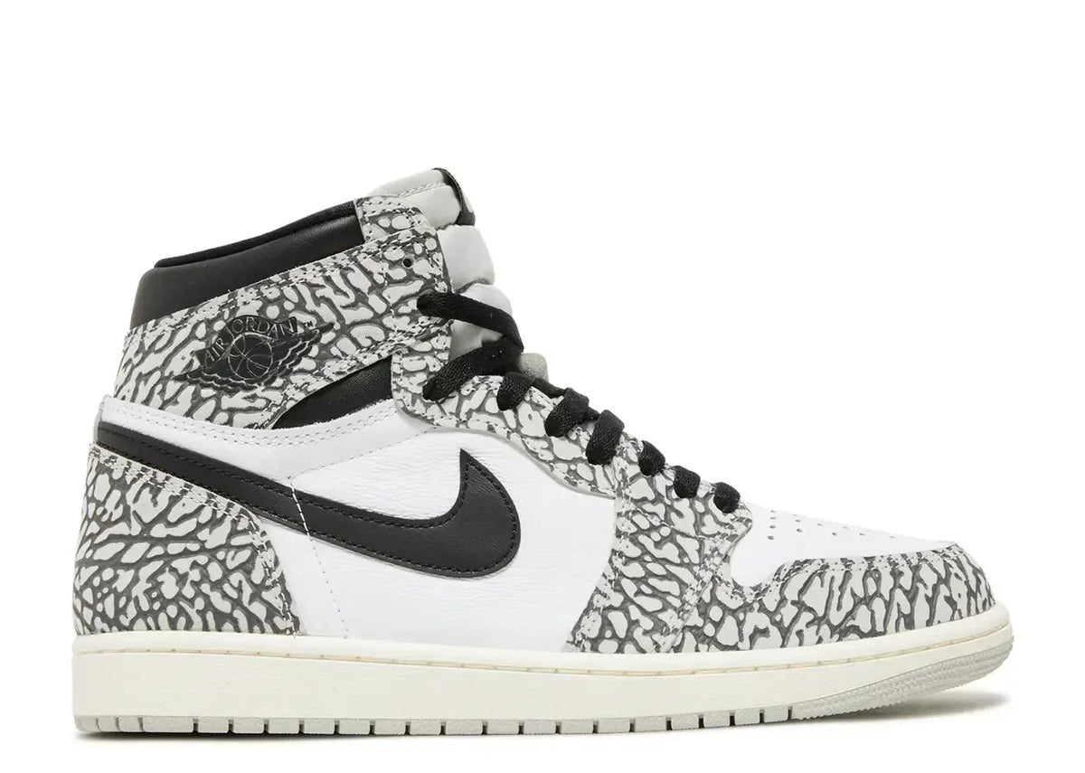 Nike Air Jordan 1 High 'White Cement' Sneakers