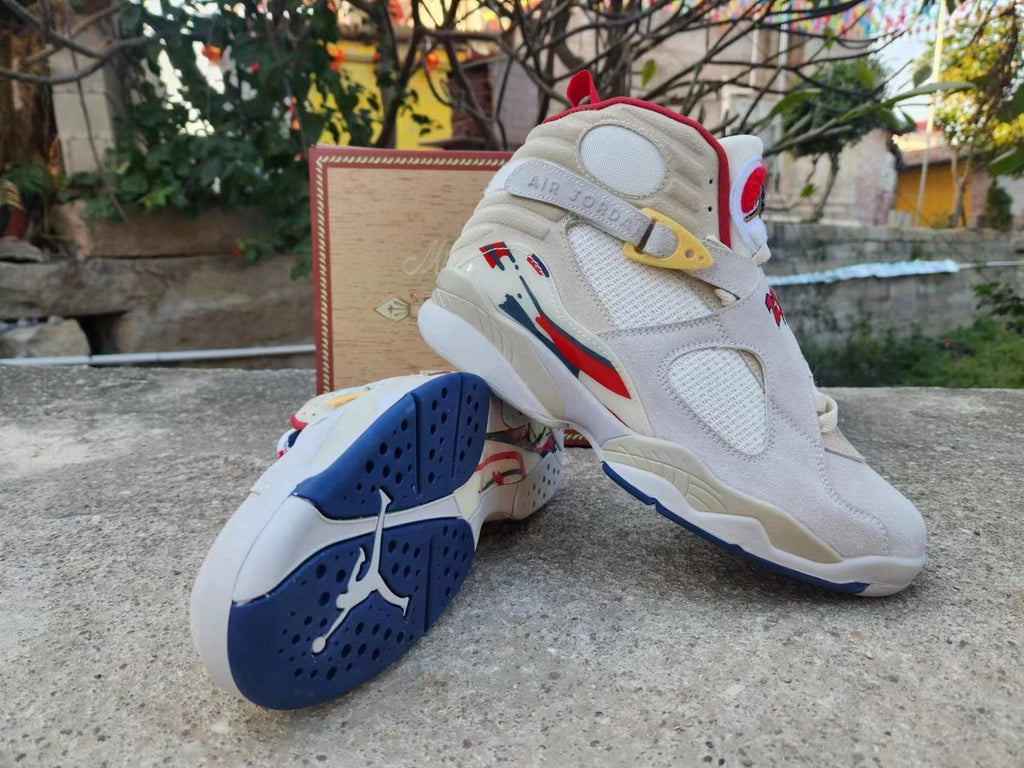 SoleFly x Air Jordan 8 "Mi Casa Es Su Casa" - White & Gold