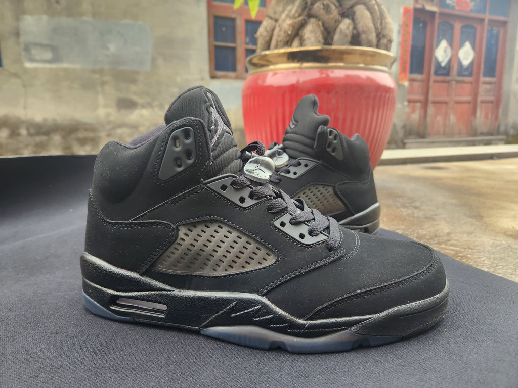 Air Jordan 5 Retro Triple Black Men's Sneakers