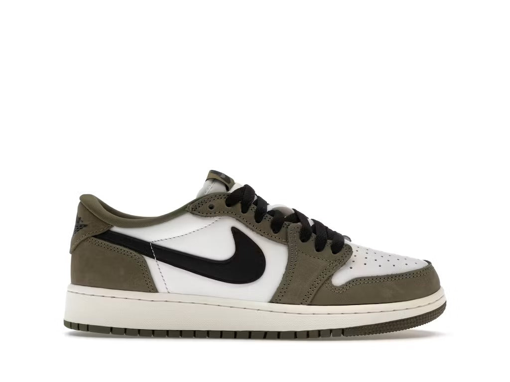 Air Jordan 1 Retro Low OG Medium Olive (GS)