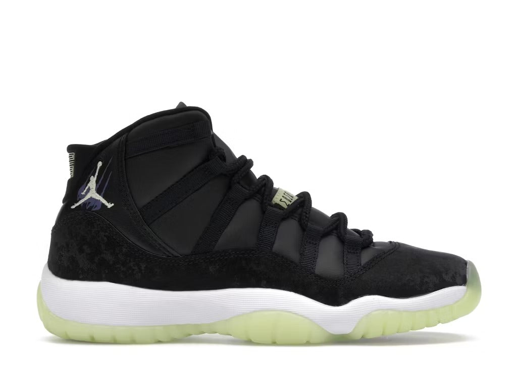 Air Jordan 11 Retro Black Barely Volt (GS)