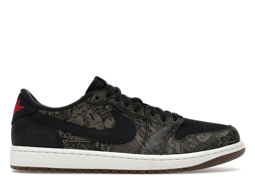 Air Jordan 1 Retro Low OG Laser Black University Red