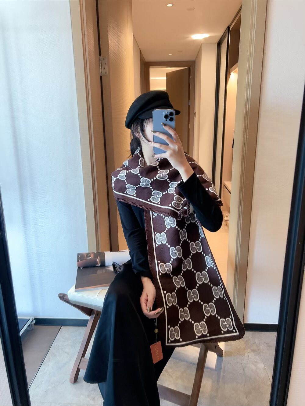 Gucci GG Monogram Scarf