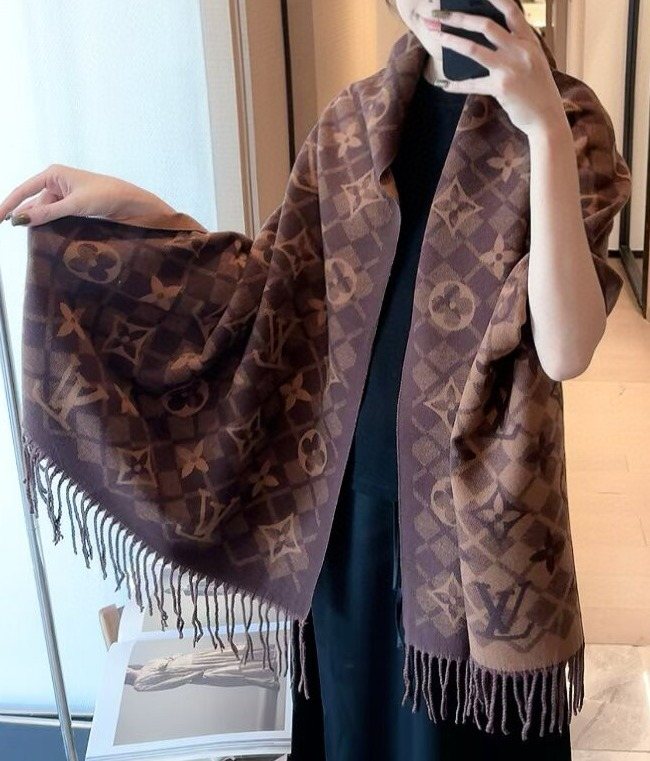 Louis Vuitton Rectangular Monogram Wrap Scarf
