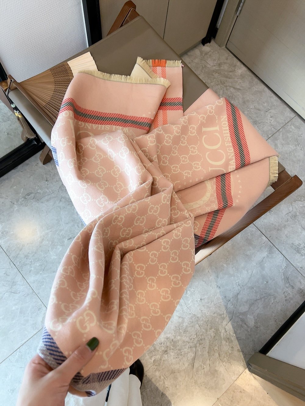 Gucci Reversible Logo Scarf