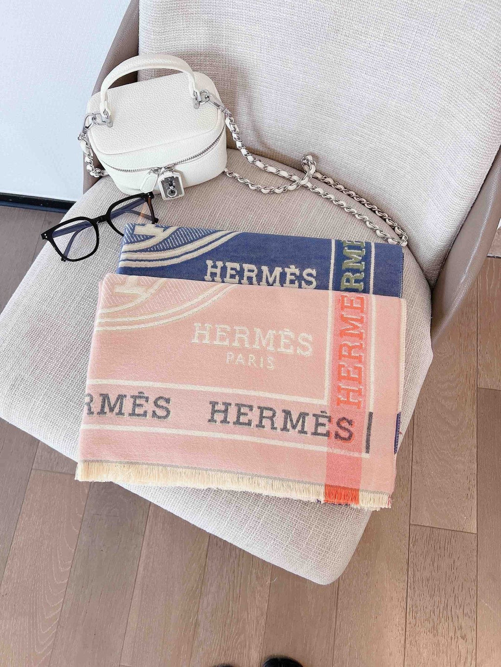 Hermès Equestrian Motif Scarf