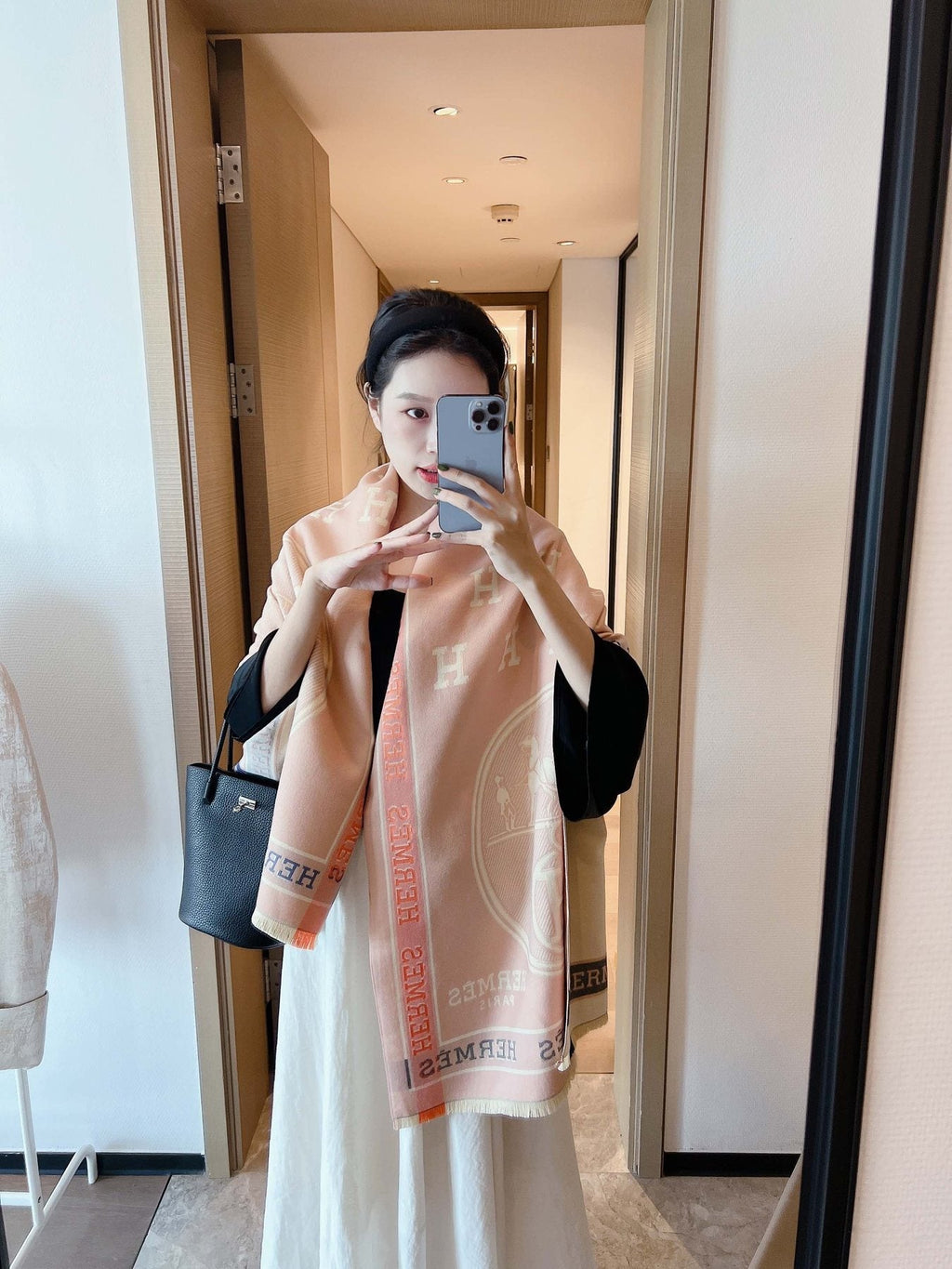 Hermès Equestrian Motif Scarf