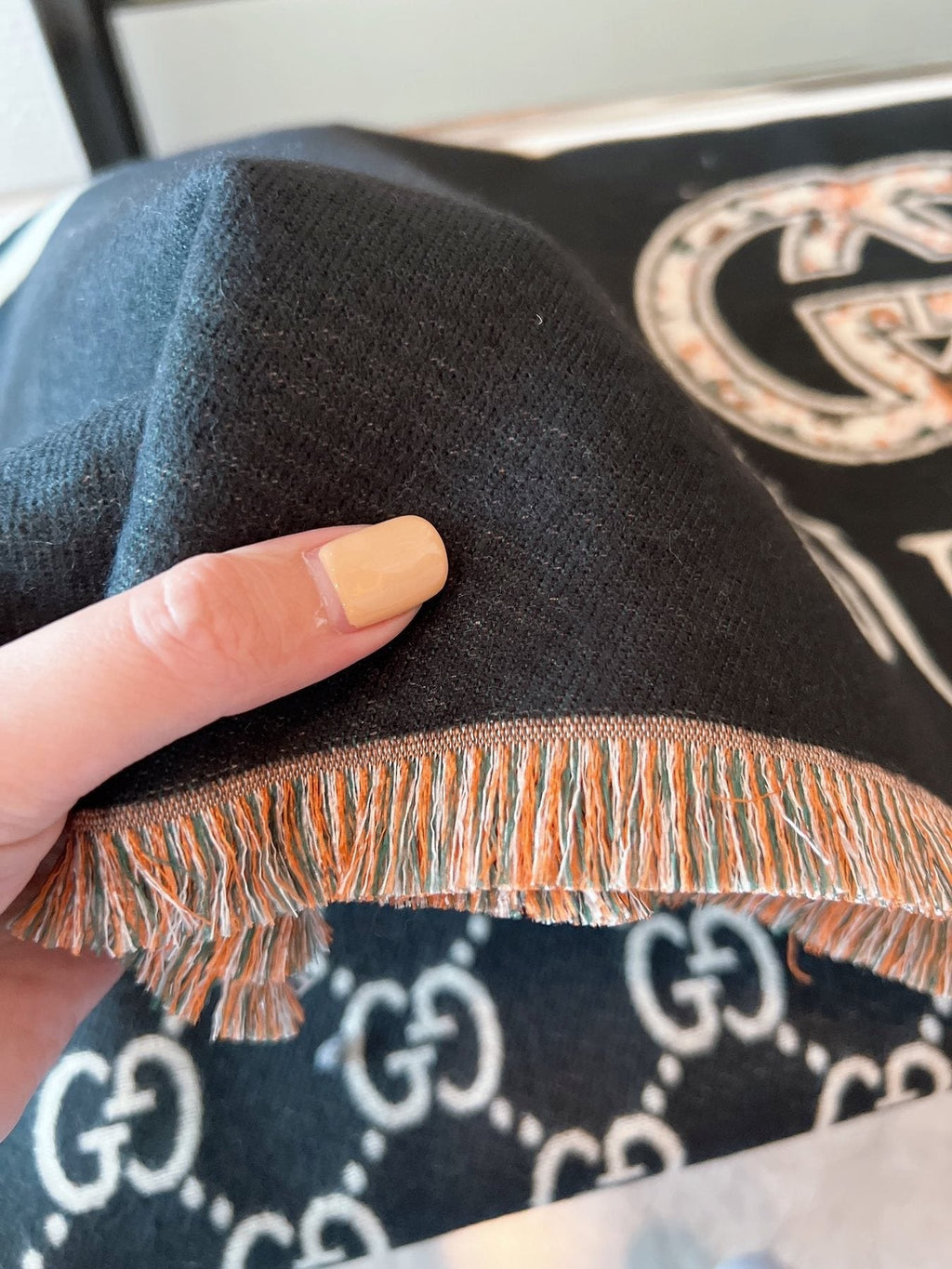 Gucci Jacquard Logo Scarf