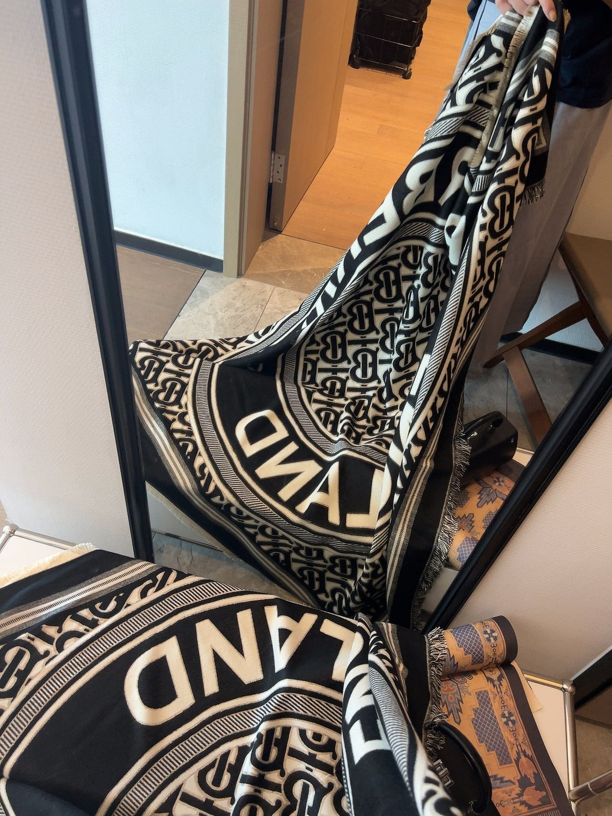 Burberry Graphic Square Scarf
