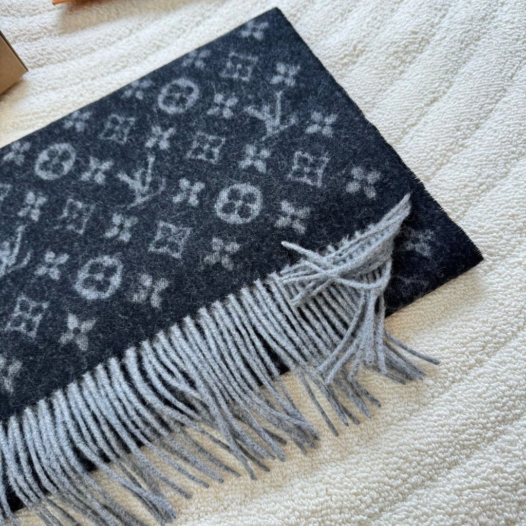 Louis Vuitton Men's Monogram Fringe Scarf - 30 x 180 cm