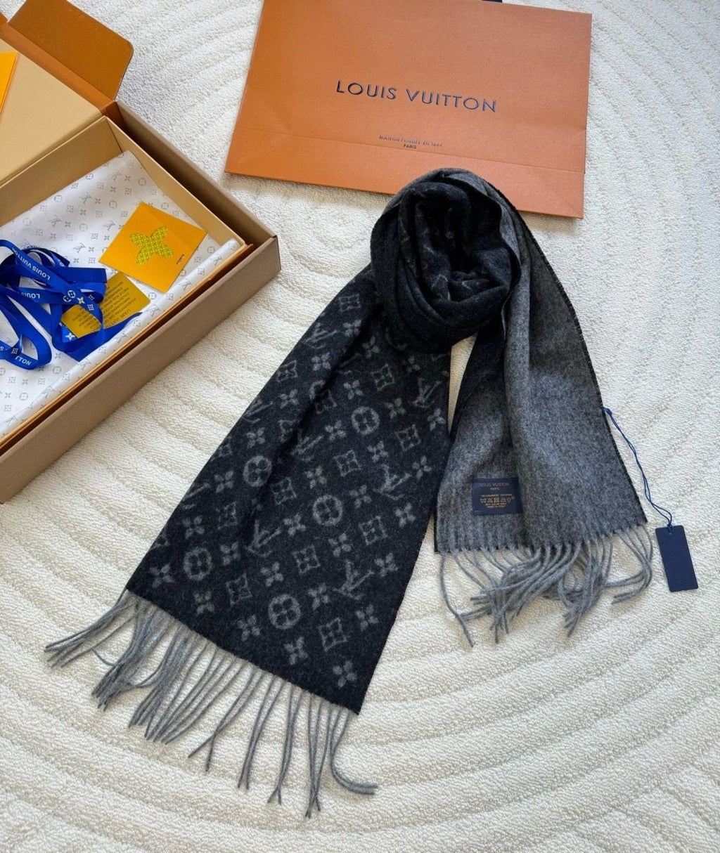 Louis Vuitton Men's Monogram Fringe Scarf - 30 x 180 cm