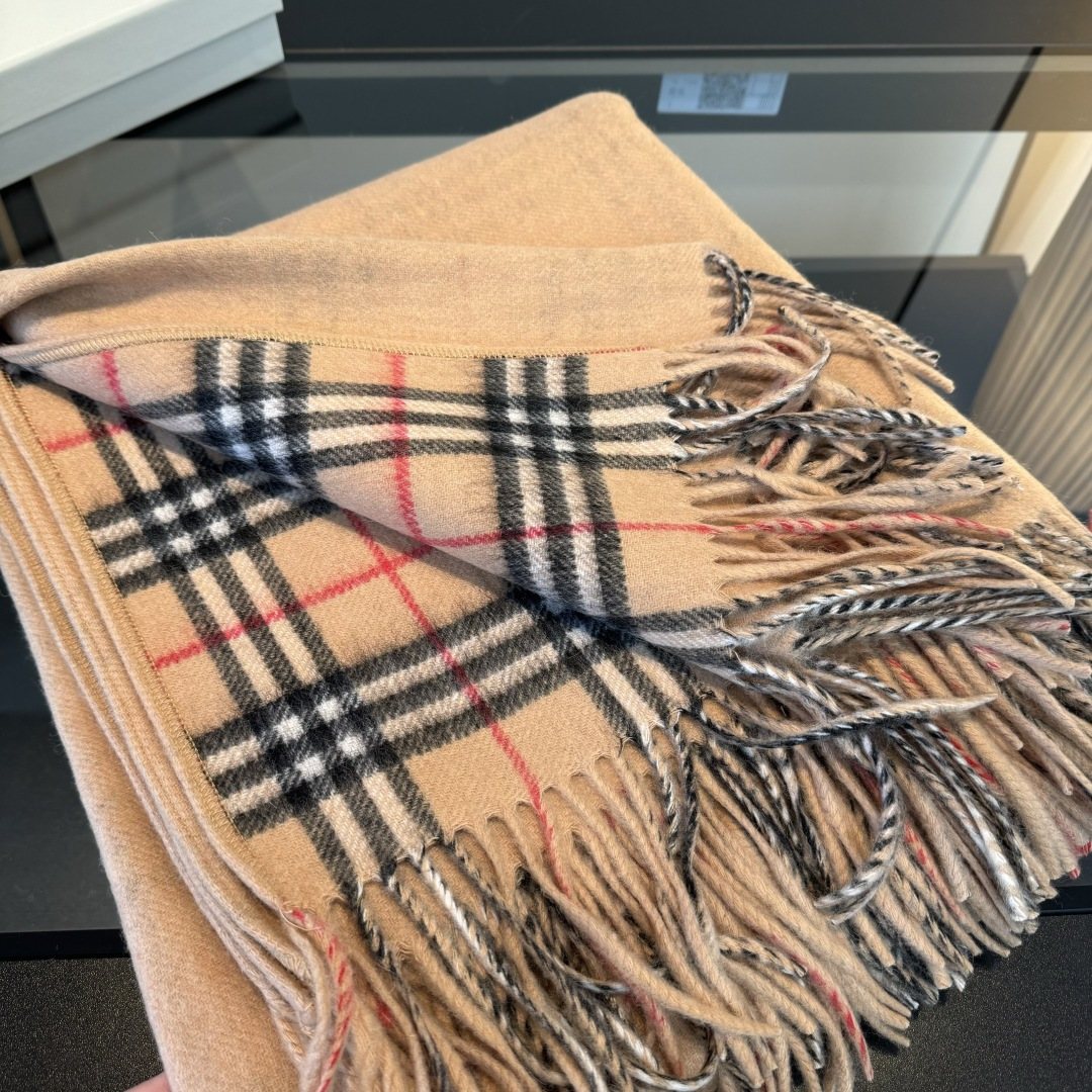 Reversible Plaid Fringed Wrap Cape