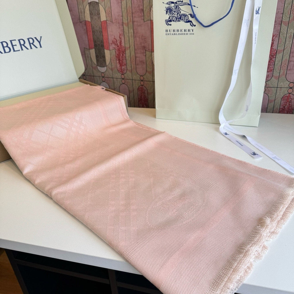 Burberry Fringed Woven Shawl