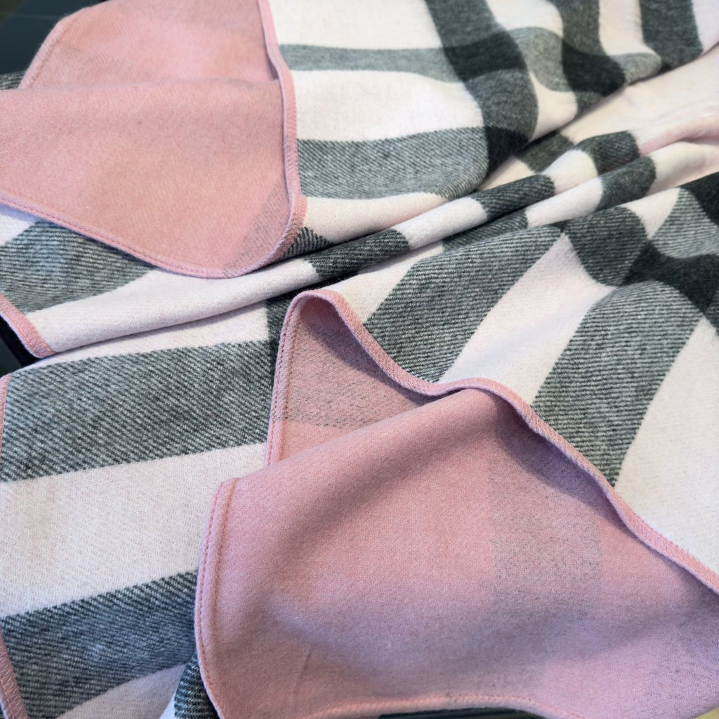 Burberry Reversible Plaid Poncho