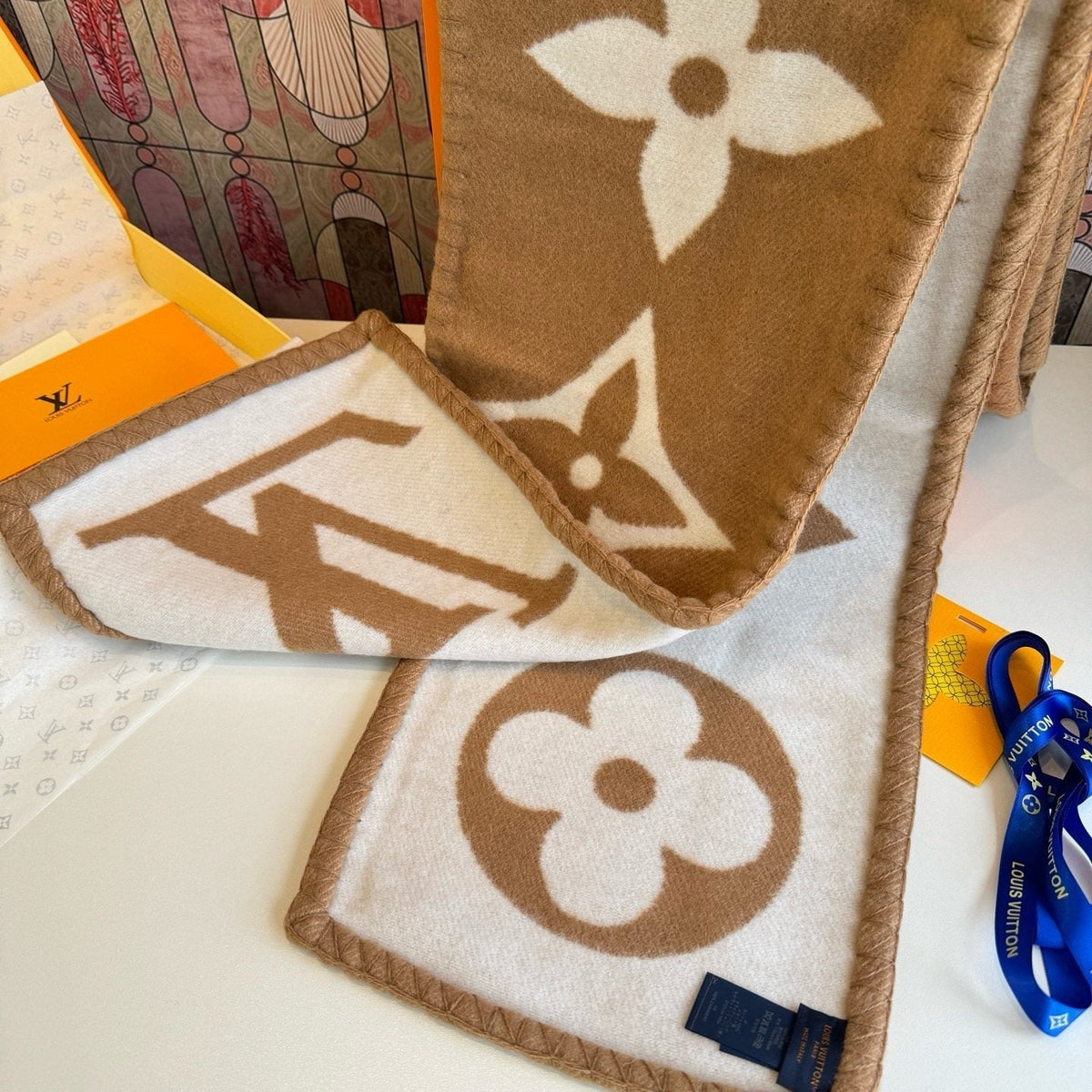 Louis Vuitton Oversized Monogram Fashion Scarf
