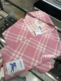 Burberry Plaid Hooded Scarf Wrap